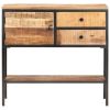 Sideboard 33.5"x11.8"x31.5" Rough Mango Wood