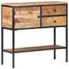 Sideboard 33.5"x11.8"x31.5" Rough Mango Wood