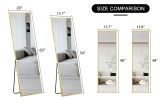 The 4rd generation aluminum alloy metal frame wall mounted full body mirror, bathroom makeup mirror, bedroom entrance, decorative mirror