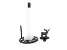 Cast Iron Moose Kitchen Paper Towel Holder 16"