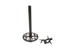 Cast Iron Moose Bathroom Extra Toilet Paper Stand 16"