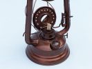 Antique Copper Hurricane Oil Lantern 19"