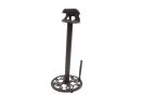Cast Iron Black Bear Kitchen Paper Towel Holder 16"