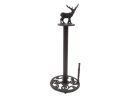 Cast Iron Moose Kitchen Paper Towel Holder 16"