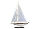 Wooden Intrepid Model Sailbaot Decoration 35"