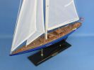 Wooden Velsheda Model Sailboat Decoration 35"