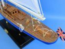 Wooden Velsheda Model Sailboat Decoration 35"