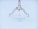 Chrome with Leather Telescope on Stand 17"