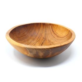 Hand-carved Olive Wood Bowl - Jedando Handicrafts (size: 9")