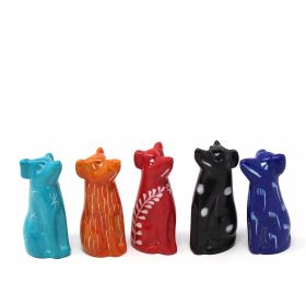Soapstone Tiny Animals - Assorted Pack of 5 Colors (Option: Dogs)