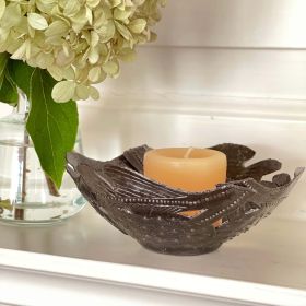 Decorative Drum Art Bowl or Votive (Option: Fruit on Vine)