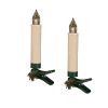 FIA Flame Candle Clip/Suction Cup/Holder (Set of 10) w/Remote 4"H Plastic 1 AAA Battery Not Included 6 Hr Timer