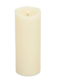 Simplux LED Designer Melted Candle 3.5"D (Option: 1pc, 9" White)