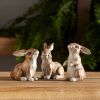 Resin Painted Bunny Rabbit Figurines
