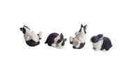 Resin Painted Bunny Rabbit Figurines