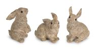 Carved Rabbit Figurines Stone Powder/Resin