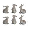 Carved Rabbit Figurines Stone Powder/Resin