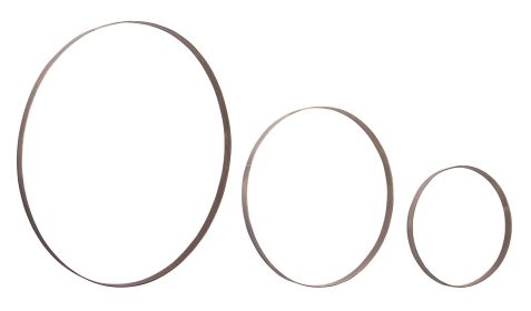 Rings (Set of 3) 12"D, 17.75"D, 26"D Iron (Option: Bronze)