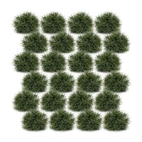 Artificial Foliage Half Orb (Option: 24pc Grass 6.5")