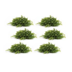 Mini Leaf Half Orb (Set of 6) Plastic (size: 14")