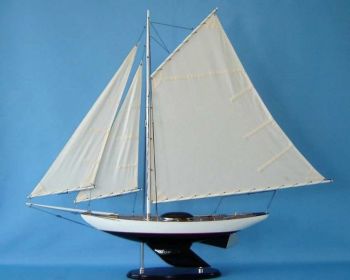 Wooden Ranger Model Sailboat Decoration (size: 26" Modern)