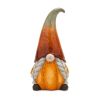 Terra Cotta  Fall Pumpkin Gnome Figurines (Set of 2)