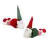 Plush Christmas Gnome Shelf Sitters (Set of 2) Polyester