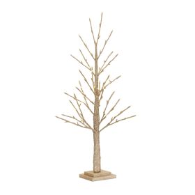 LED Twig Tree Paper/Foam 3AA Batteries Not Included 6 Hr Timer (Option: Gold 36")
