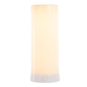 FIA Flame 3"D x 7.5"H Plastic 6 Hr Timer w/Remote USB Charging Cable Included (Color: Orange)