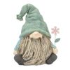Sage Green & Blue Garden Gnome Figurines (Set of 4) Resin