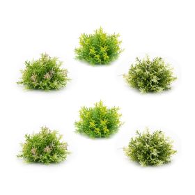 Artificial Foliage Half Orb (Option: 6pc Green/Yellow 8")