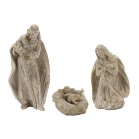 Holy Family Figurines(Set of 3) Resin (Color: Beige)