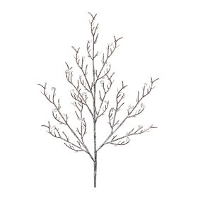 Snowy Branch Vase Filler (Option: 12pc Jeweled 32")