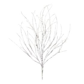 Snowy Branch Vase Filler (Option: 12pc Flocked 32")