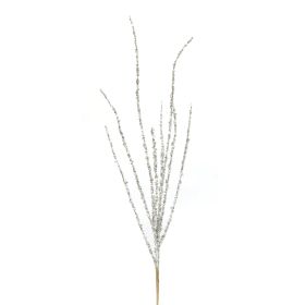 Tinsel Branch (Set of 12) 43"H Plastic (Option: Silver)