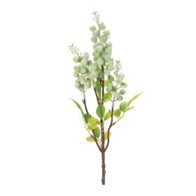 Berry Spray, Branch, & Bundle - Artificial Flowers & Foliage for Vases (Option: 12pc, 26.25" Green Spray)