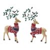 Resin Christmas Reindeer Deer Figurines