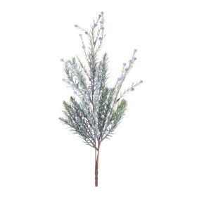 Pine Spray - Artificial Foliage Plastic (Option: 6pc Green/Blue 25.5")