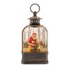 Arch LED Snow Globe Lantern 9.75"H Plastic 3 AA Batteries Not Included/USB Cord Included 6 Hr Timer