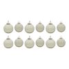 Ball Ornament (Set of 12) 3"D, 4"D Glass