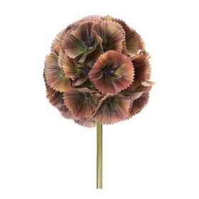 Artificial Flowers - Floral Bush, Stem, Bundle (Option: 6pc Brown Pod 22")
