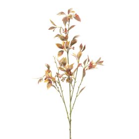 Artificial Foliage Autumn Fall Leaf Spray (Option: 2pc Yellow/Berry 43")