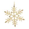 Snowflake Ornament (Set of 12) 5.5"H Iron/Glass