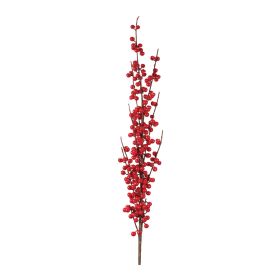 Artificial Foliage - Ilex Berry Stem (Option: 2pc 36")