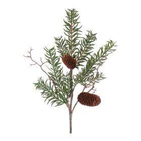 Pine Spray - Artificial Foliage Plastic (Option: 12pc Cone 21")