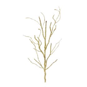 Glitter Branch Vase Filler (Option: 2pc Gold 43")