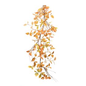 Artificial Foliage Garland 5'L Polyester (Option: Fall Leaf)