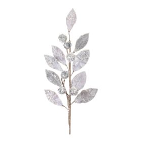 Leaf and Pod Spray (Set of 2) 29"H Polyester (Option: Silver)