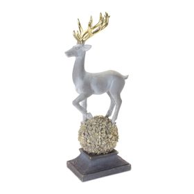 Deer on Orb Resin (size: 14")