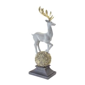 Deer on Orb Resin (size: 18")